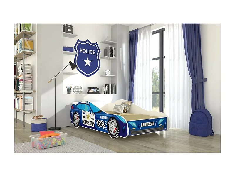 Lit Kaiser (70x140)/matelas inclus/multicolore