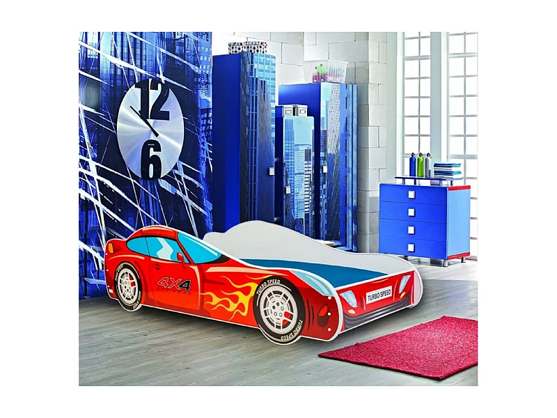 Lit Kai (70x140) /matelas inclus/multicolore