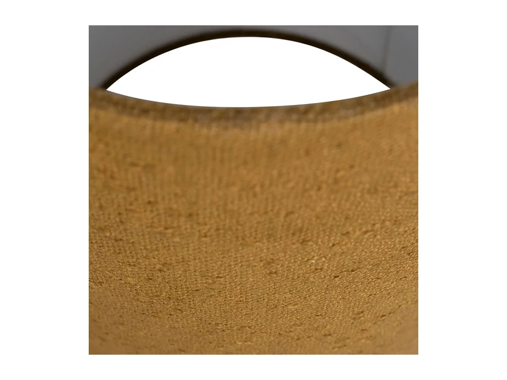 Loft - Lampadaire en tissu bouclette H130cm - Marron