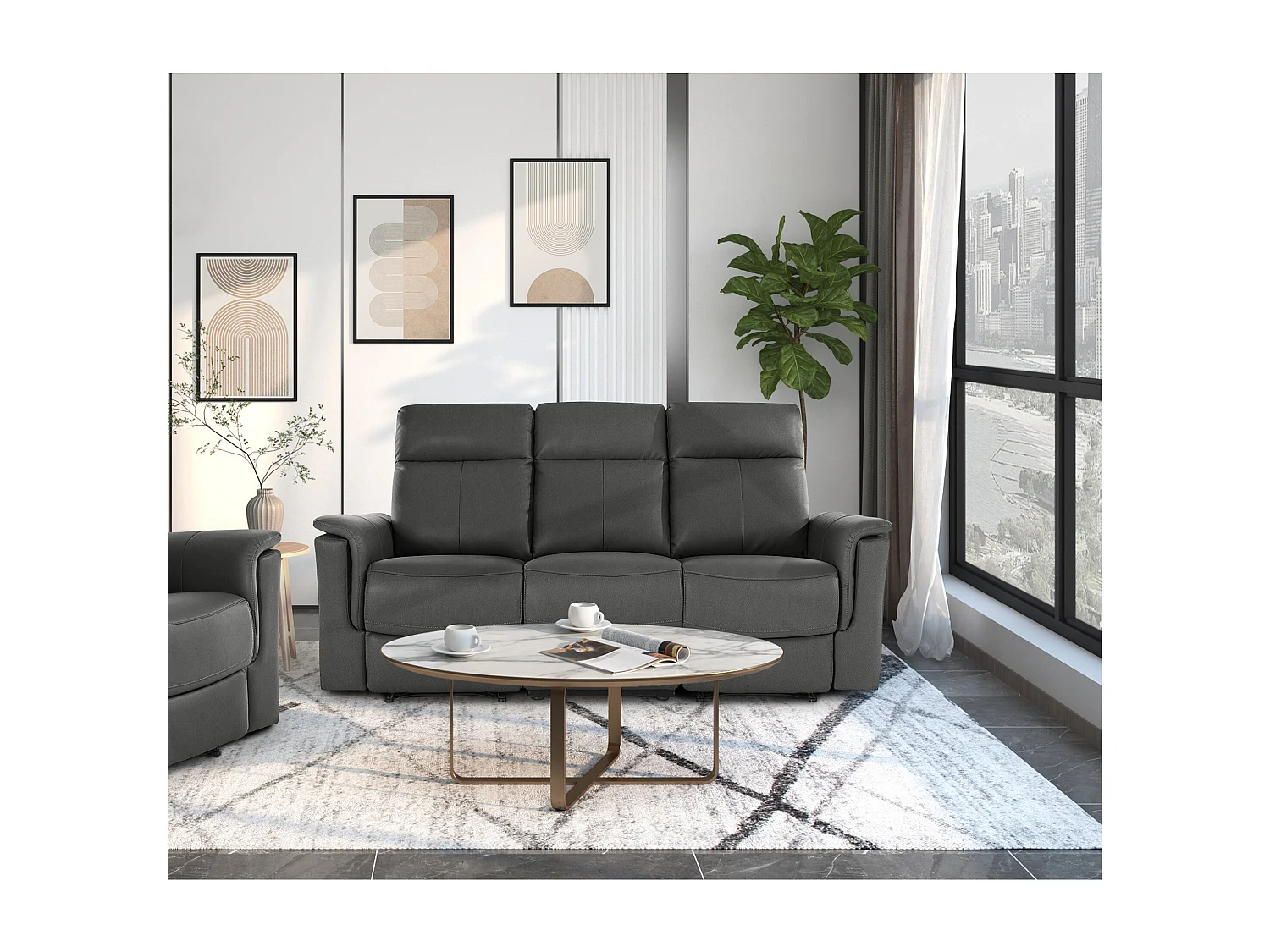 Sofa 3 zits elektrisch