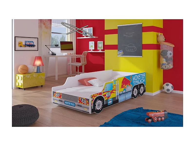 Lit Inferno (70x140) /matelas inclus/multicolore