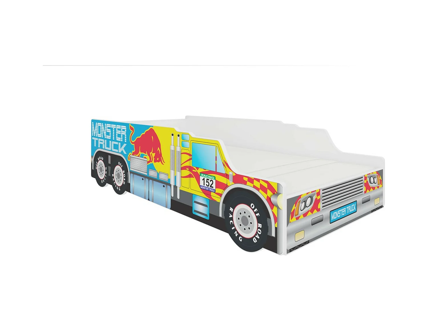 Bett Inferno (70x140)/Matratze inklusive/mehrfarbig