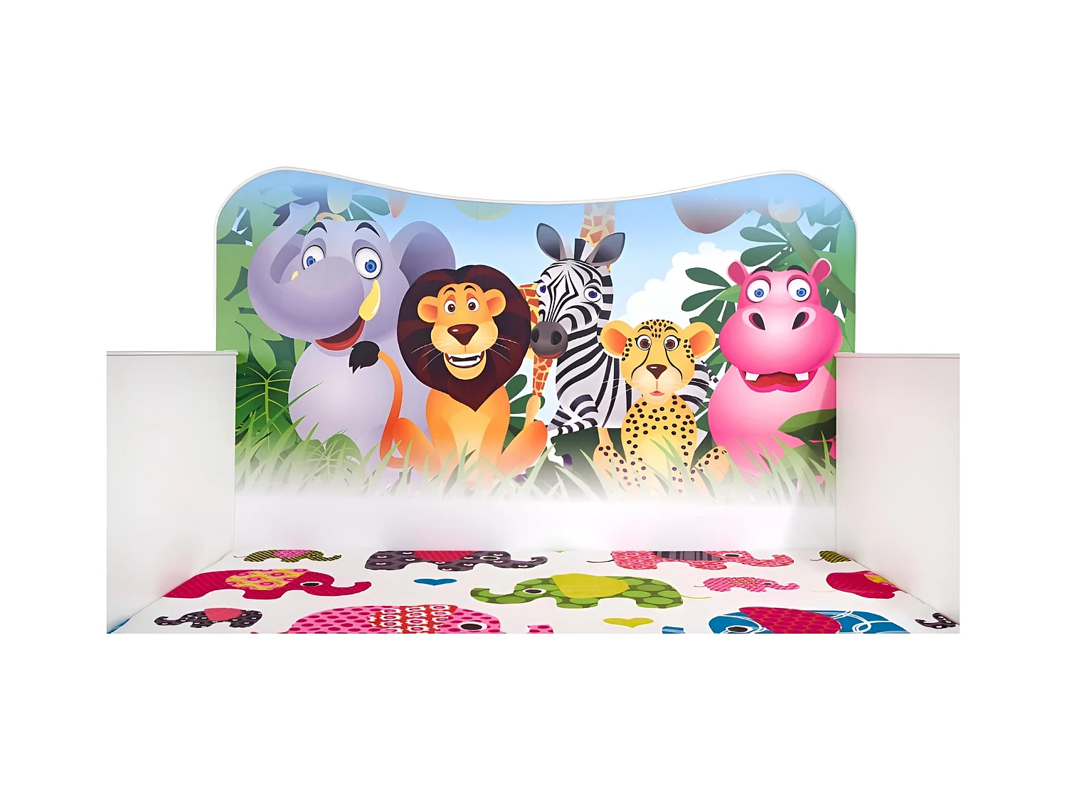 Letto  Happy Jungle (70x140)/materasso incluso/multicolore