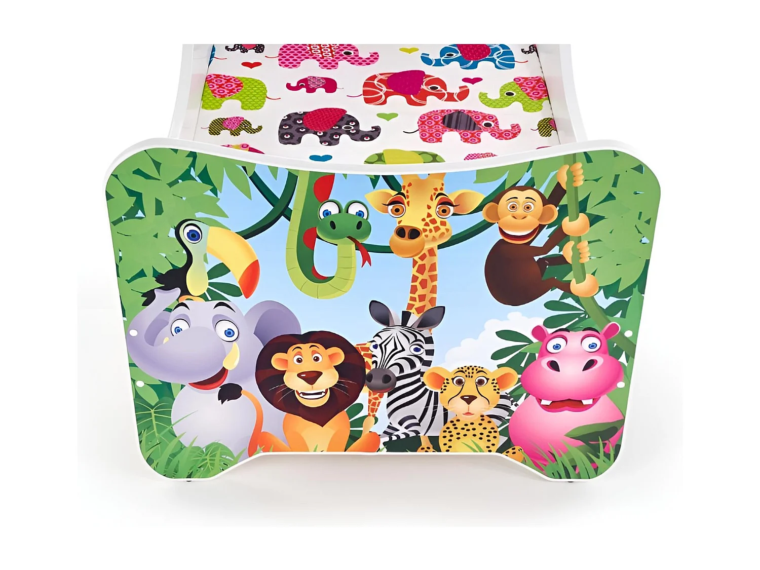 Letto  Happy Jungle (70x140)/materasso incluso/multicolore
