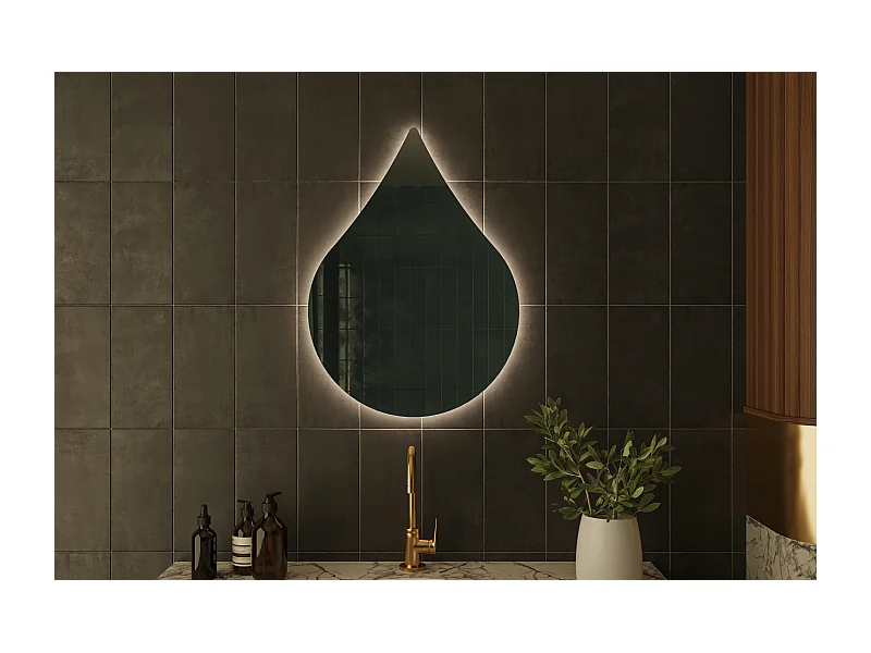 Wandspiegel Fascina 50x70 cm mit LED