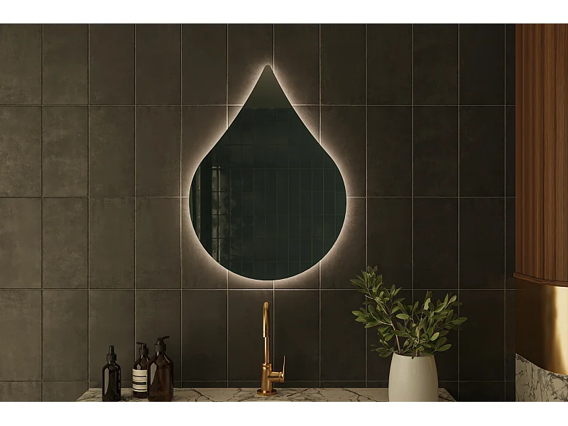 Wandspiegel Fascina 50x70 cm mit LED