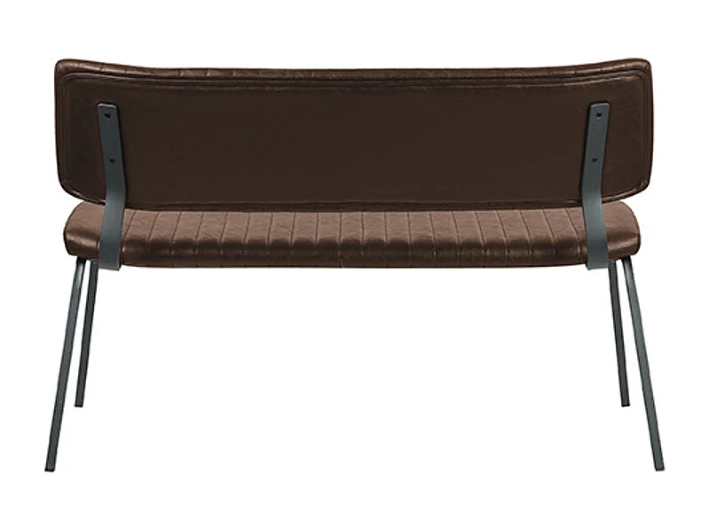 Esszimmerbank Gusto - Braun - PU-Leder - 120 cm