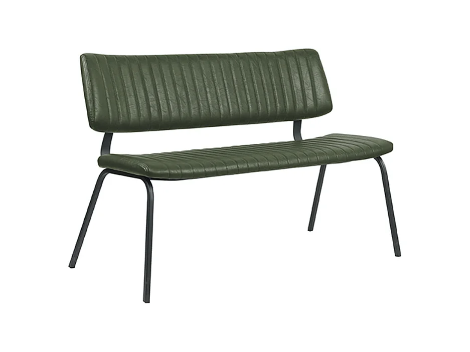 Eetkamerbank Gusto - Hunter - PU-Leder - 120 cm