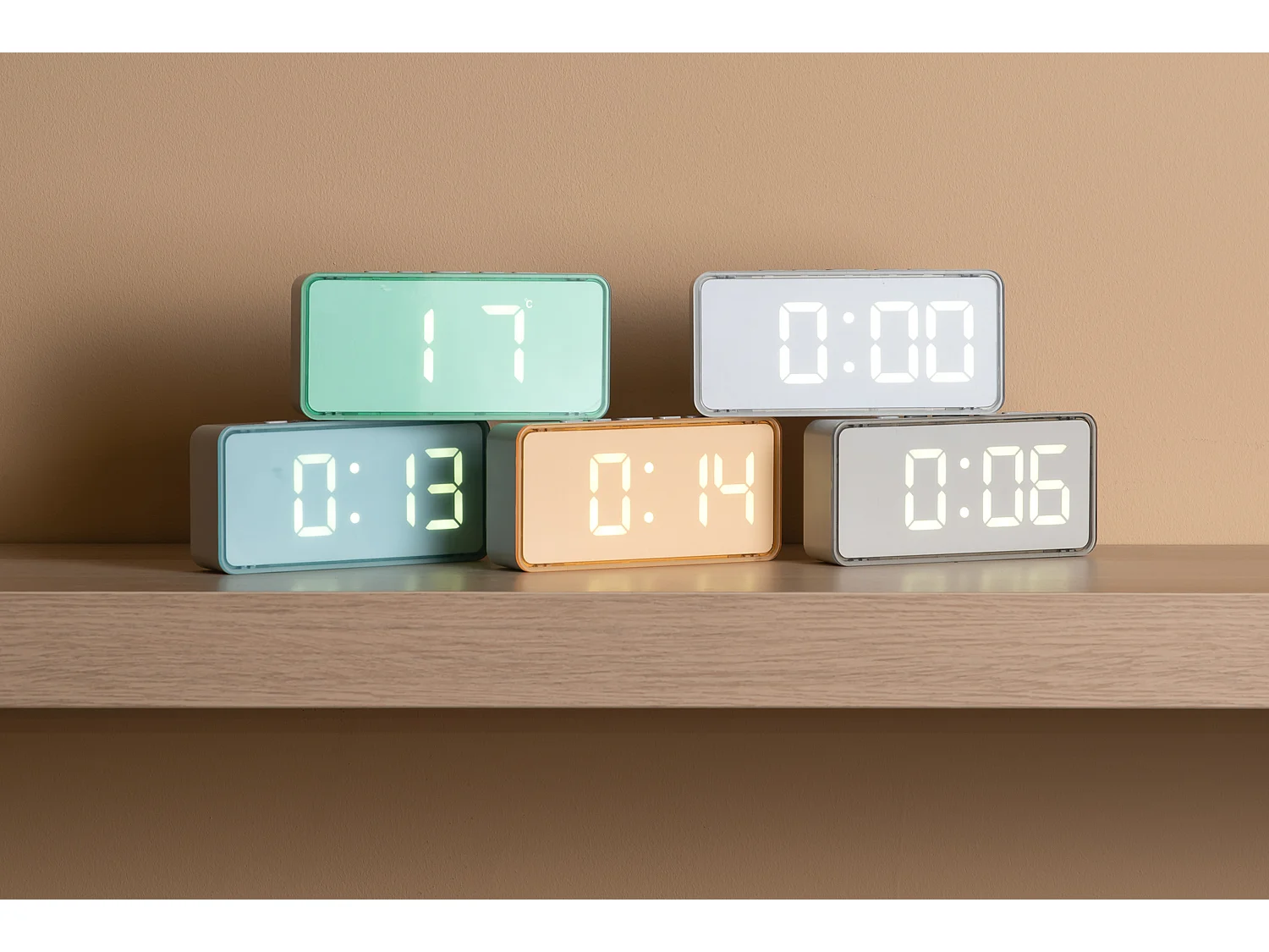 Audaz Digitaler Wecker - Weiß