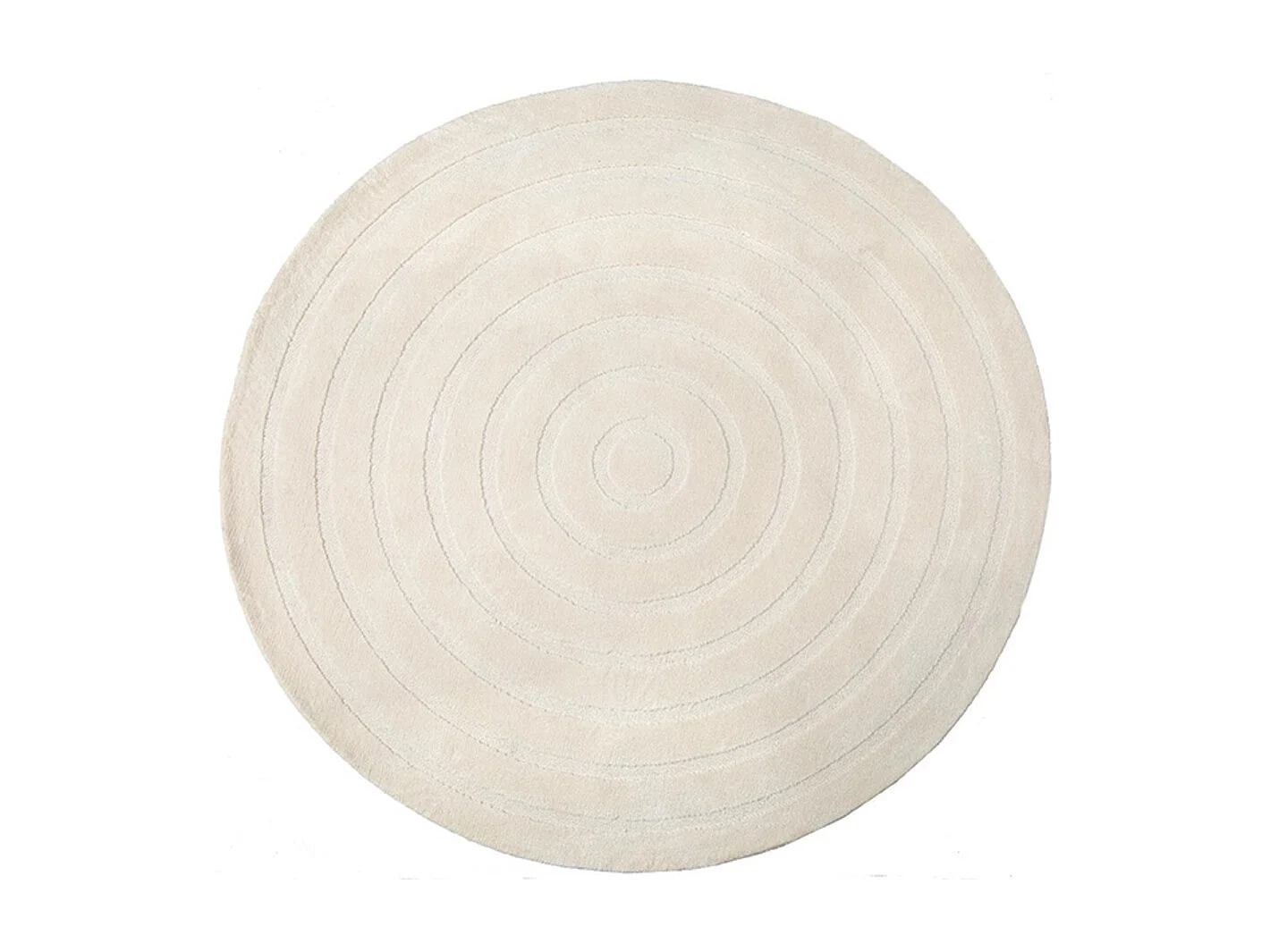 Vloerkleden Agra - Ivory - Synthetisch - 150x150 cm