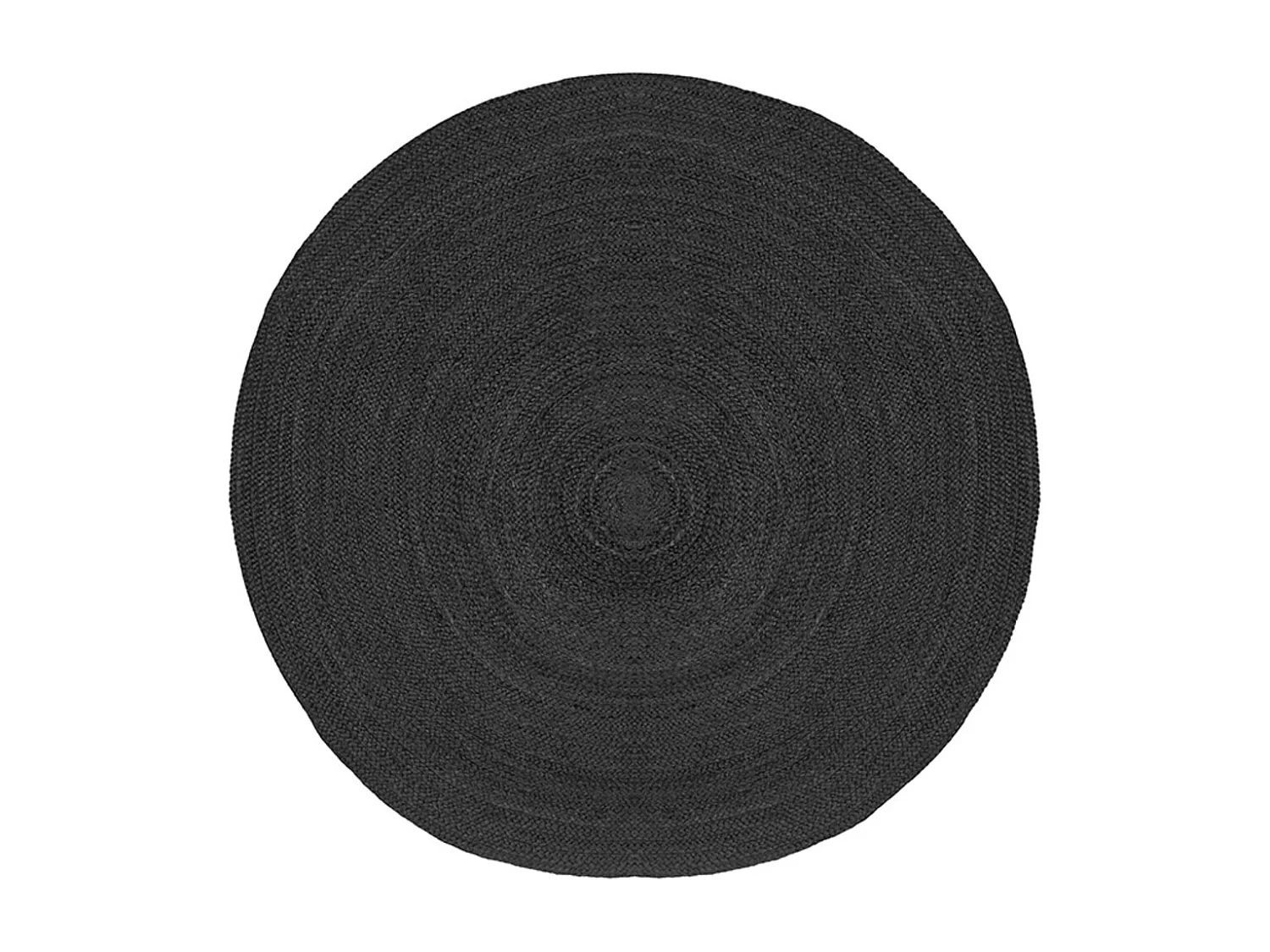 Vloerkleed Jute - Zwart - Jute - 180