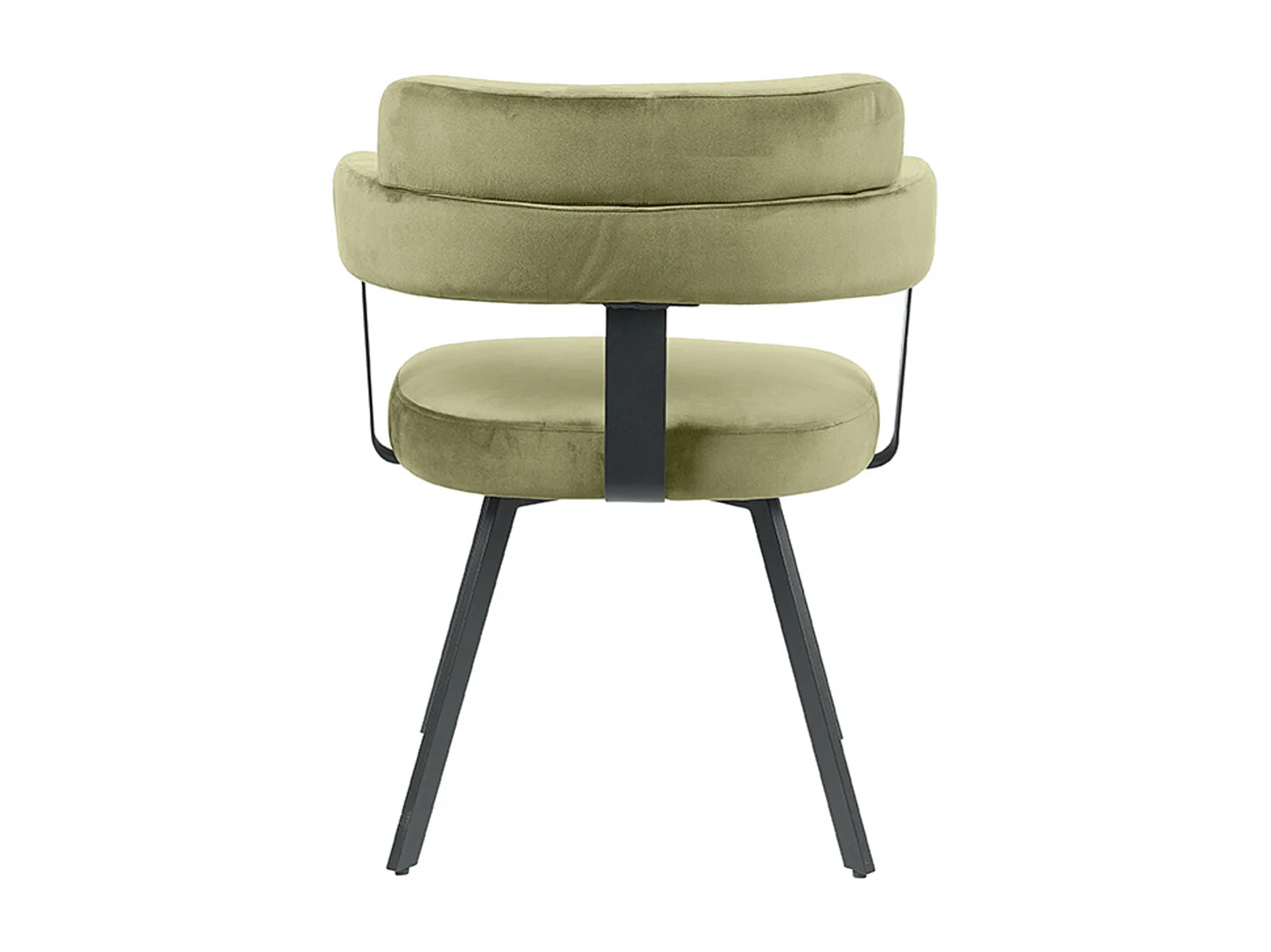 Chaise de salle à manger Bardio - Hunter - Velours - lot de 2