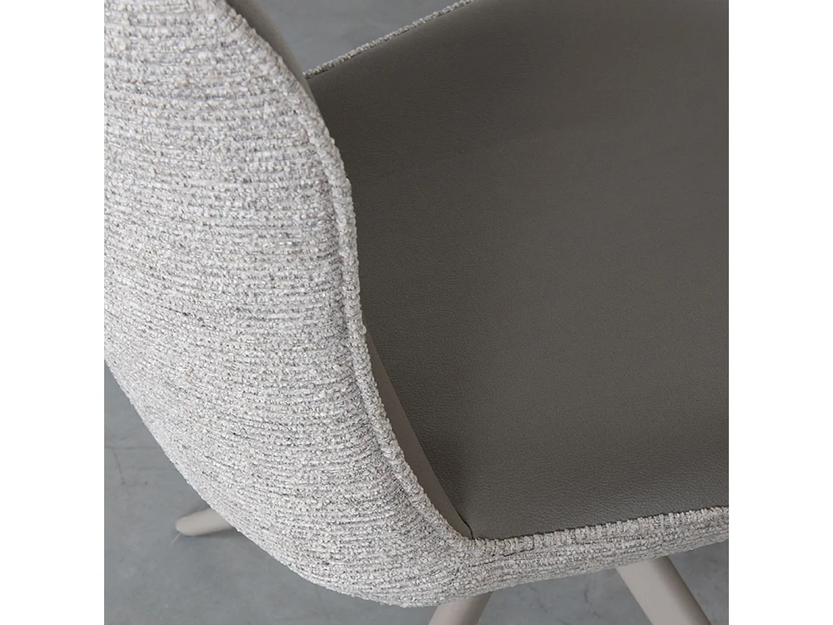 Chaise de salle à manger Thorben - Forest - Microfibre - lot de 2