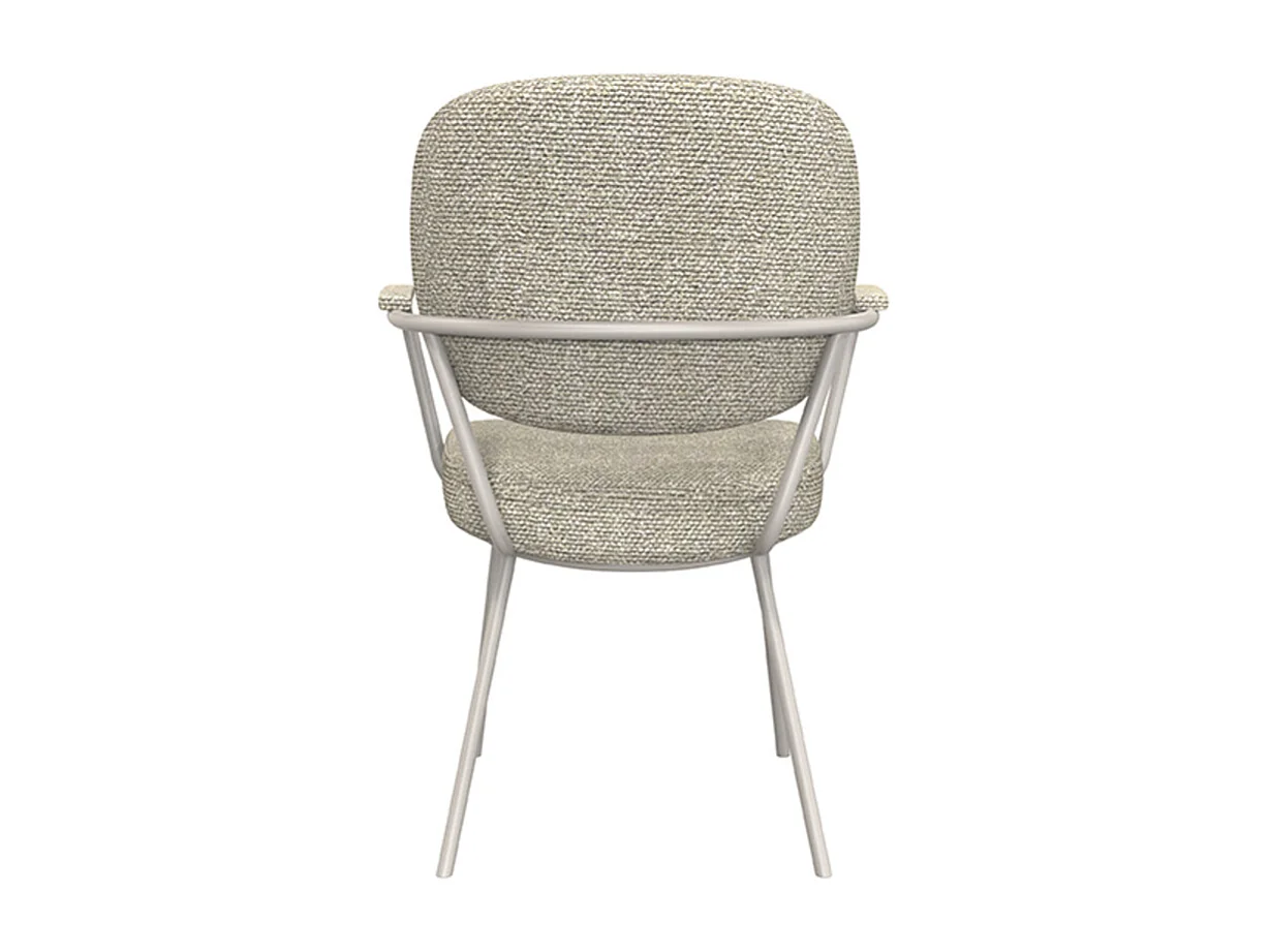 Chaise de salle à manger Lausanne - Naturel - Boucle - lot de 2