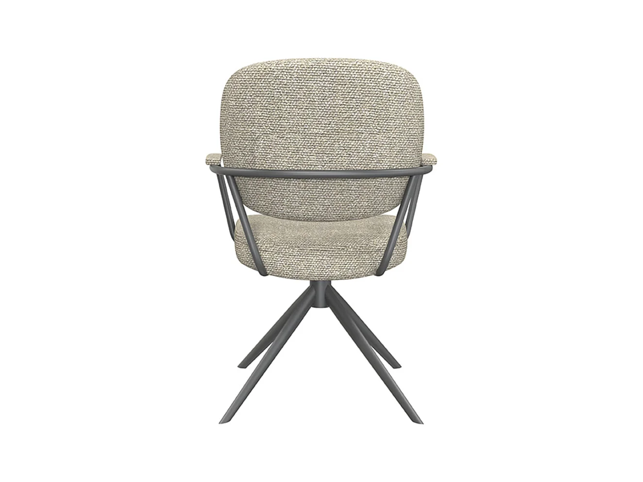 Eetkamerstoel Basel - Naturel - Boucle - set van 2