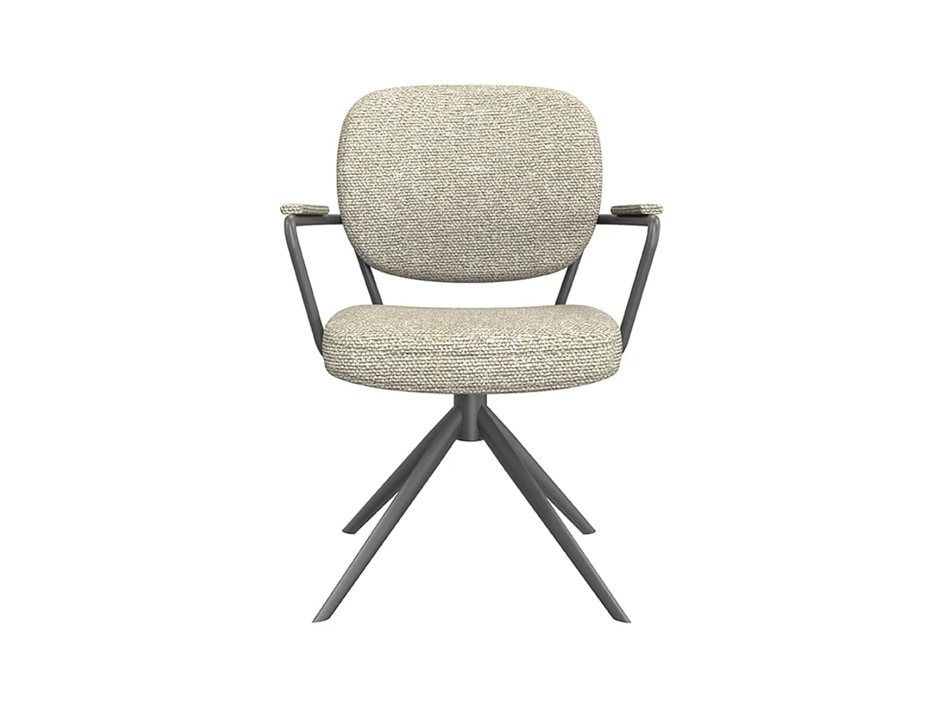 Eetkamerstoel Basel - Naturel - Boucle - set van 2