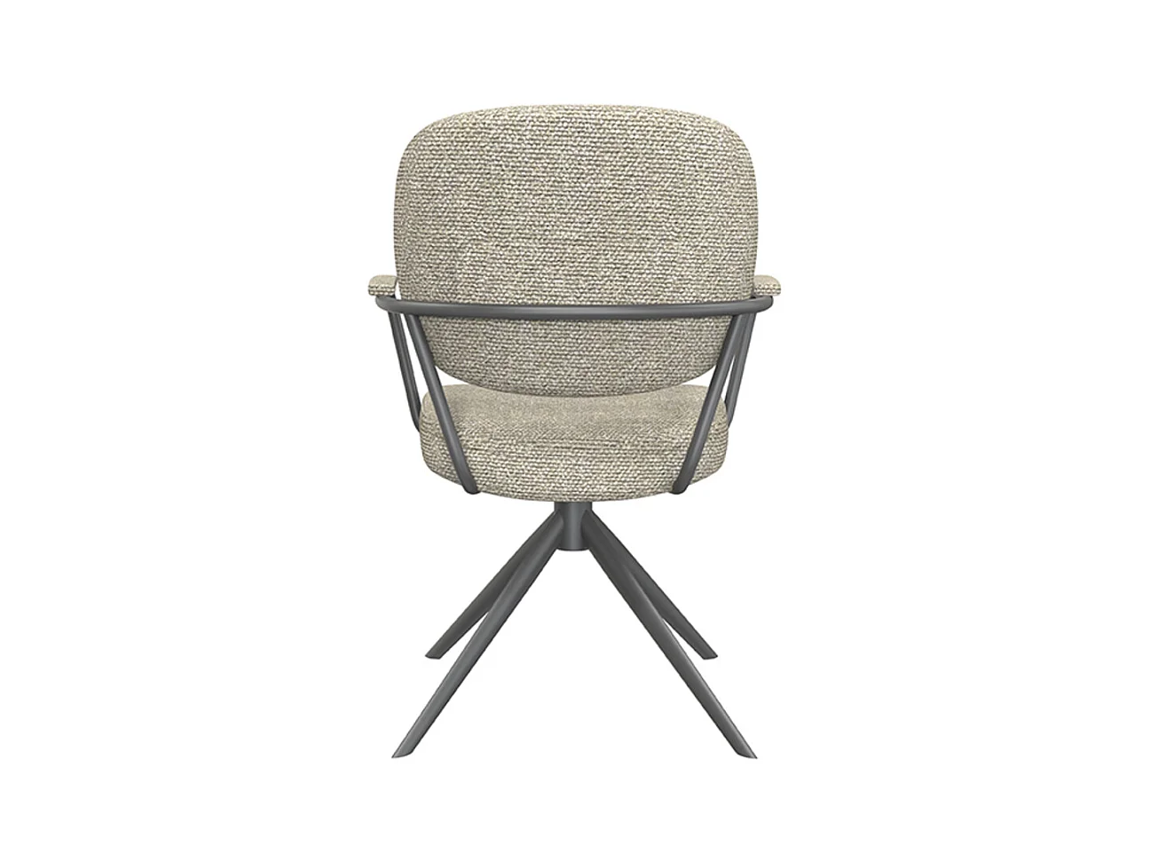 Eetkamerstoel Basel - Naturel - Boucle - set van 2