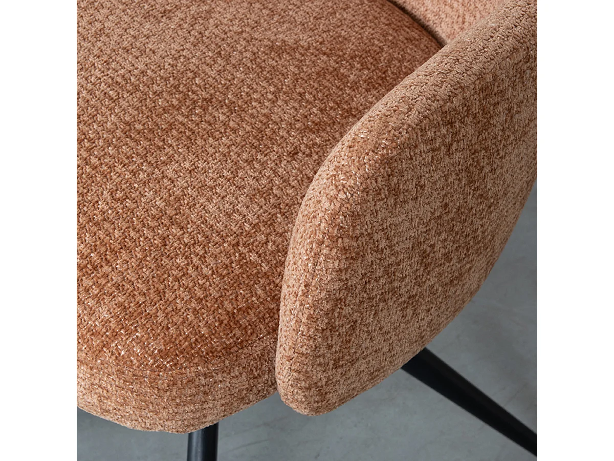 Silla de comedor Levi - Coñac - Elite - juego de 2