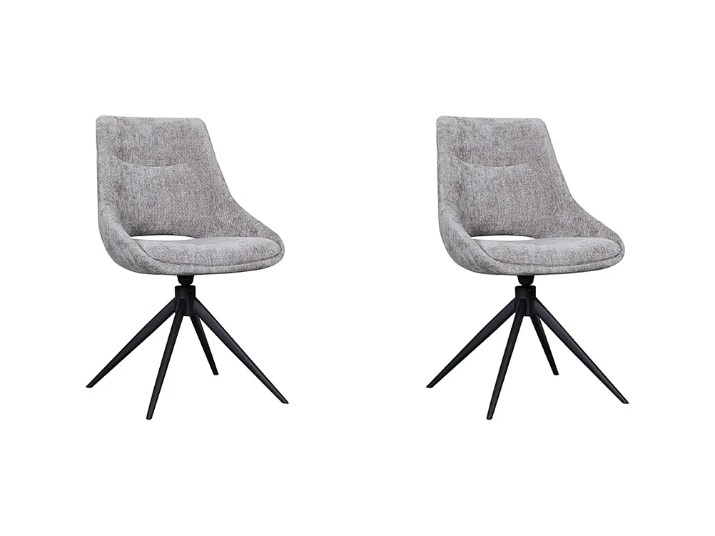 Chaise de salle à manger Marlow - Pierre - Elite - lot de 2