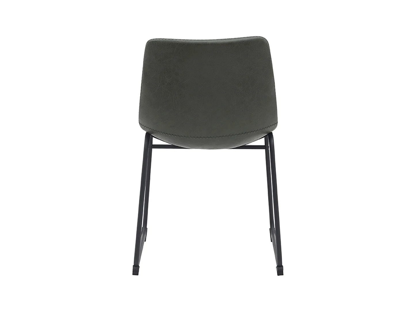 Chaise de salle à manger Risto - Hunter - Cuir PU - Lot de 2