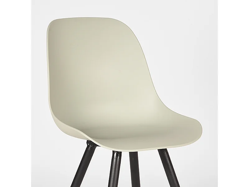 Chaise de salle à manger Monza - Breeze - Plastique - lot de 2