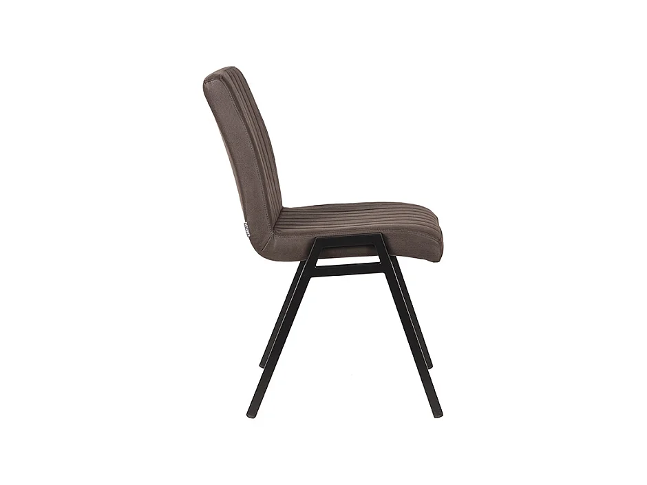 Esszimmerstuhl Matz - Anthrazit - Mikrofaser - 2er Set