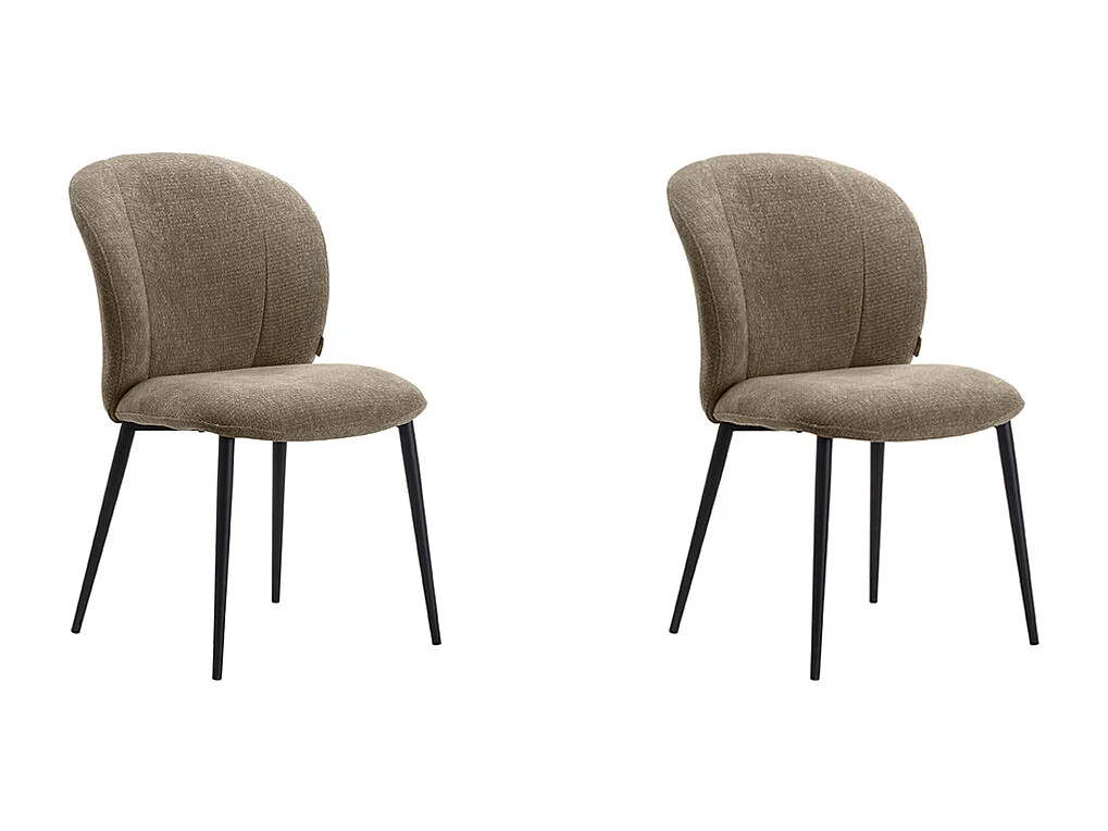 Chaise de salle à manger Vino - Hunter - Elite - lot de 2