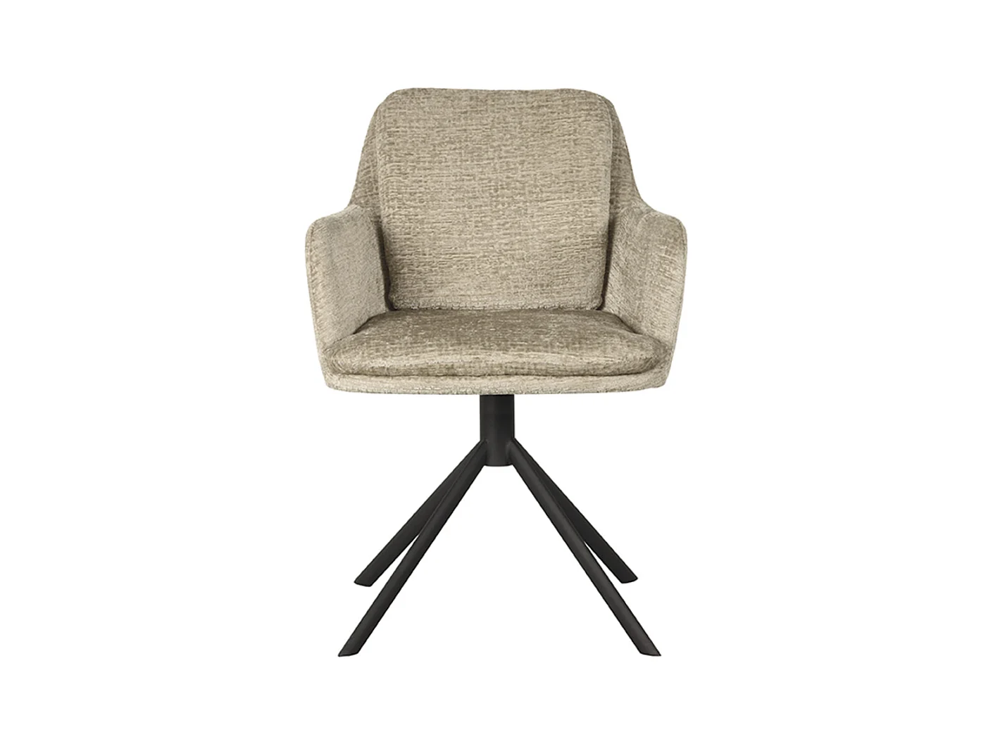 Chaise de salle à manger Joy - Beige - Élégance - lot de 2