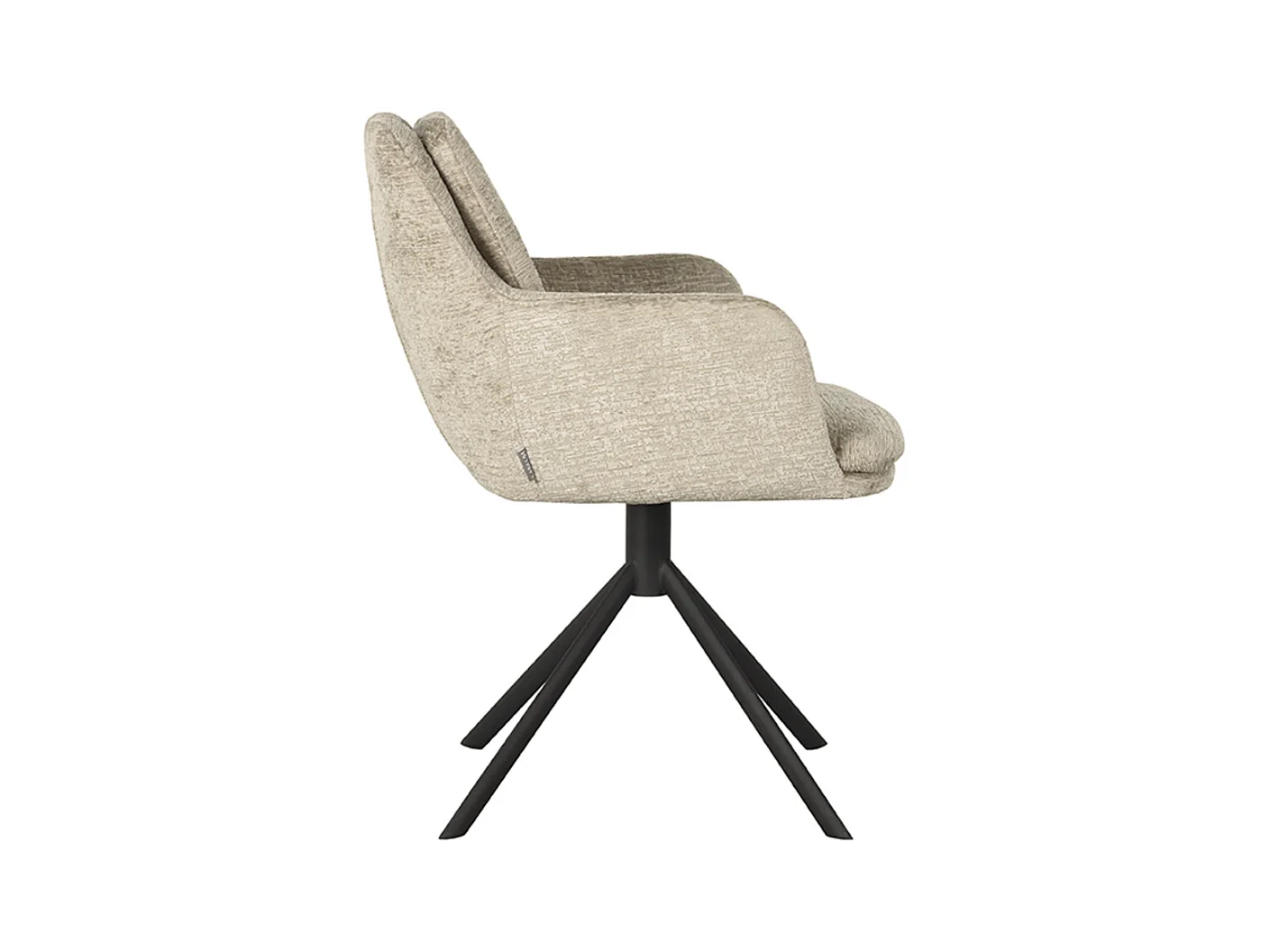 Chaise de salle à manger Joy - Beige - Élégance - lot de 2