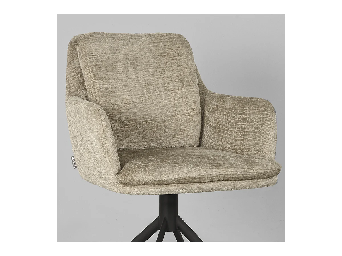 Chaise de salle à manger Joy - Beige - Élégance - lot de 2