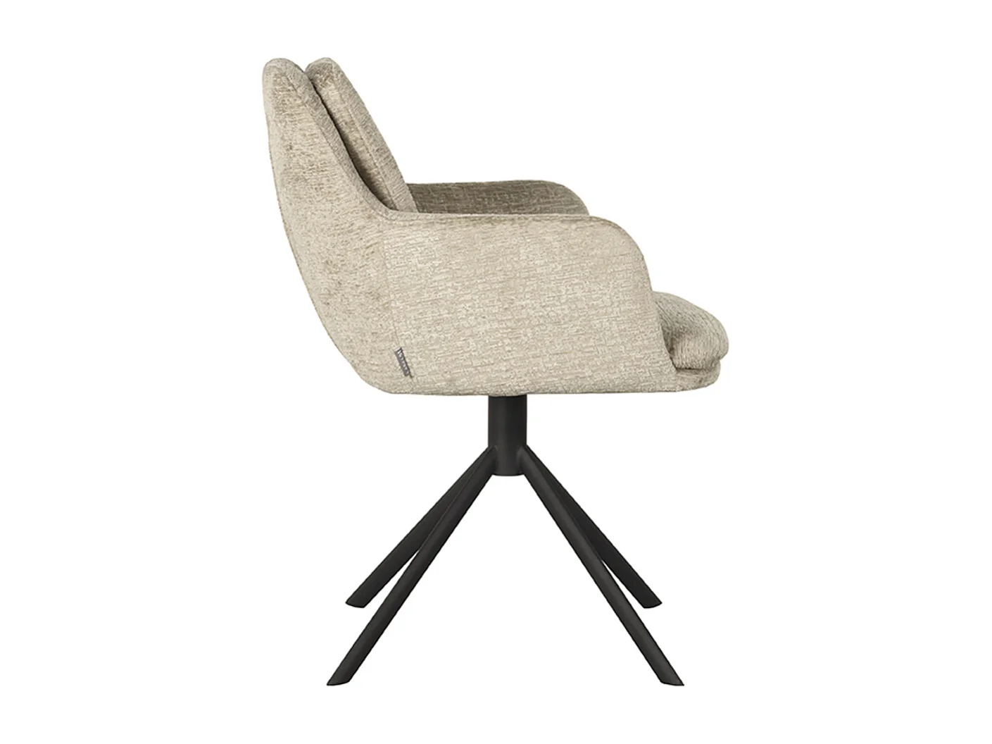 Chaise de salle à manger Joy - Beige - Élégance - lot de 2