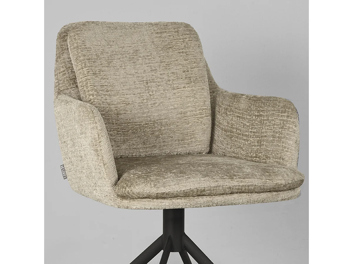 Chaise de salle à manger Joy - Beige - Élégance - lot de 2