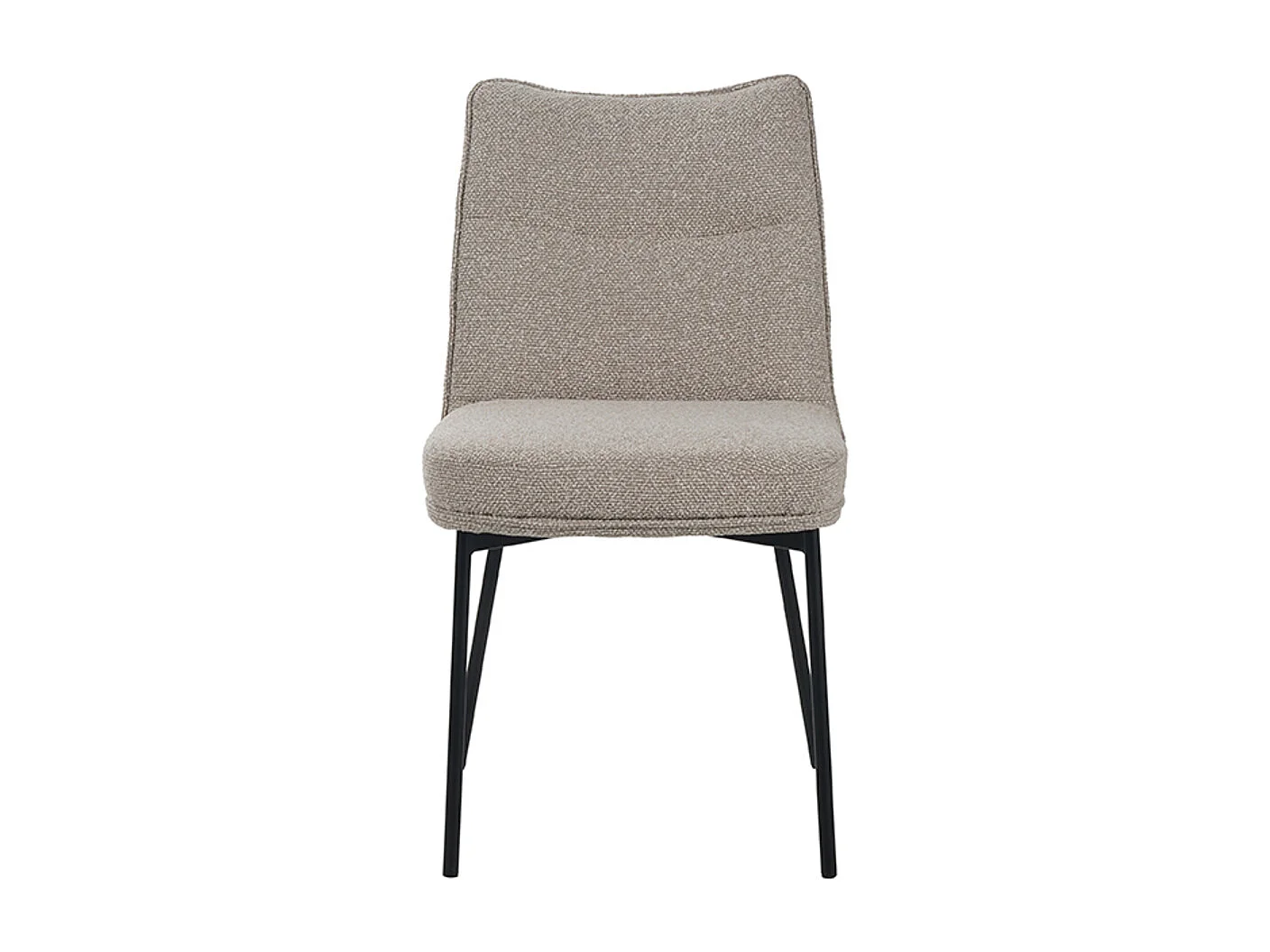 Chaise de salle à manger Lennon - Naturel - Boucle - Lot de 2