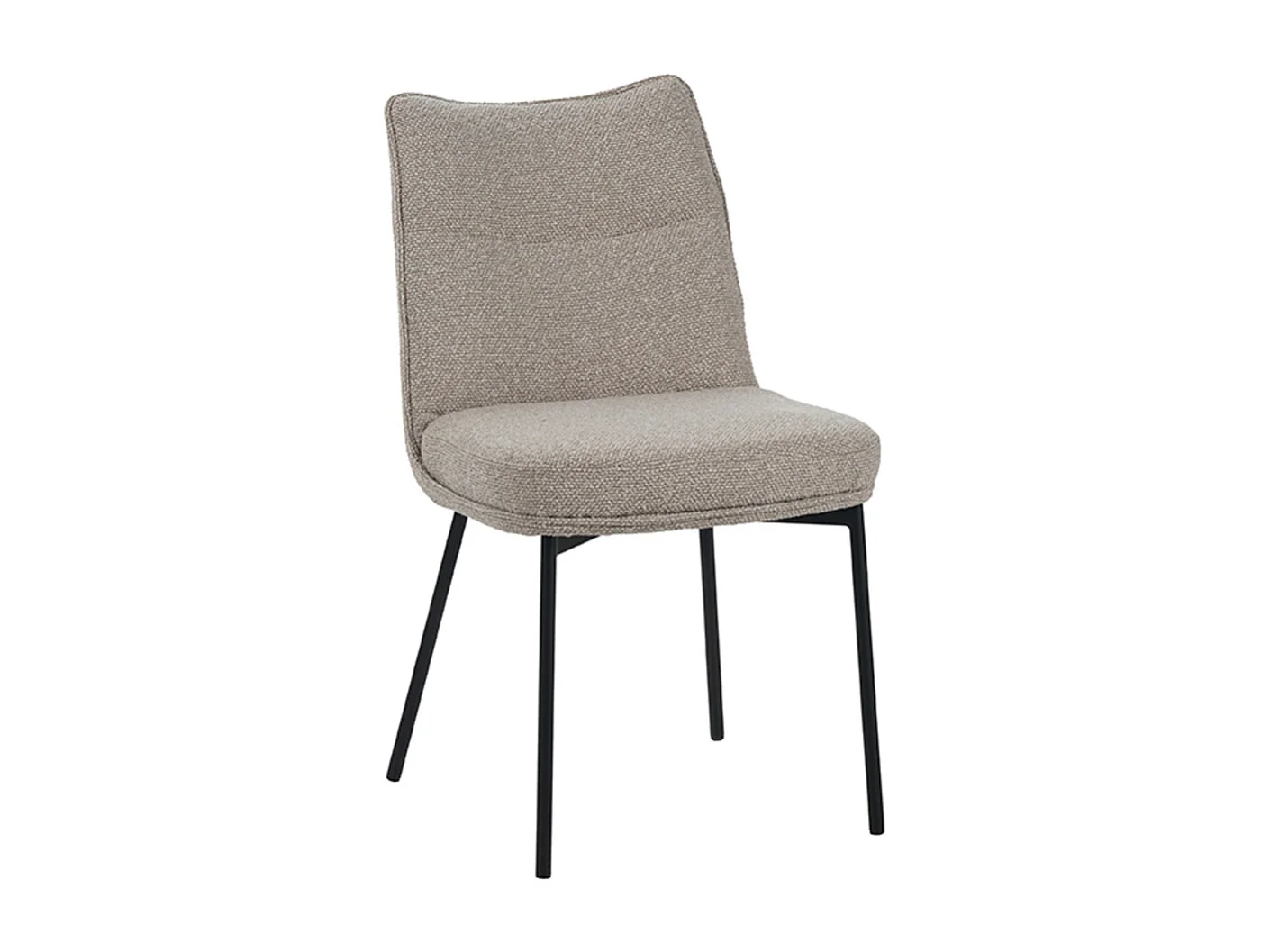 Chaise de salle à manger Lennon - Naturel - Boucle - Lot de 2