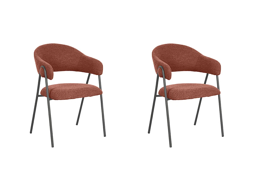 Chaise de salle à manger Lowen - Terra - Boucle - lot de 2