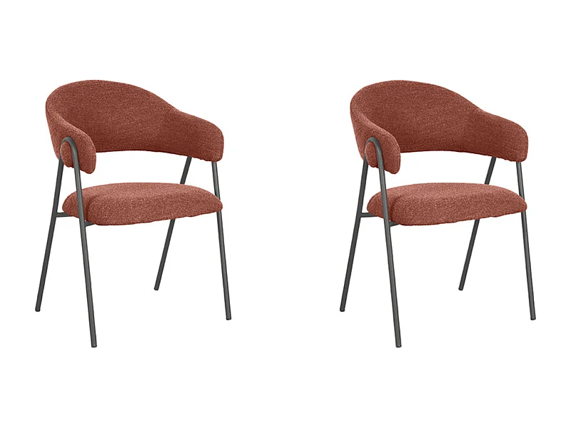 Chaise de salle à manger Lowen - Terra - Boucle - lot de 2