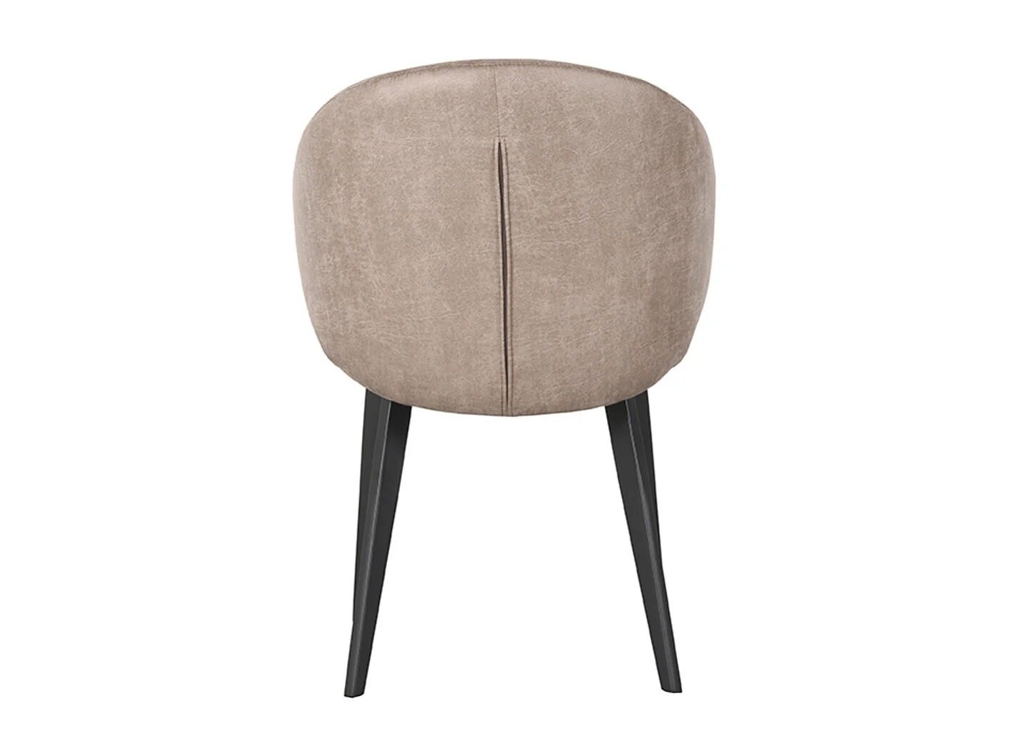 Chaise de salle à manger Logan - Taupe - Micro-suède - Lot de 2