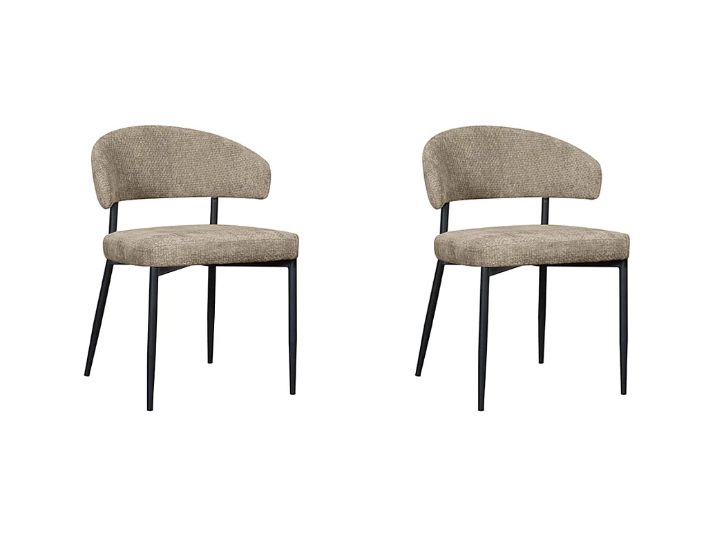 Chaise de salle à manger Bliss - Hunter - Elite - lot de 2