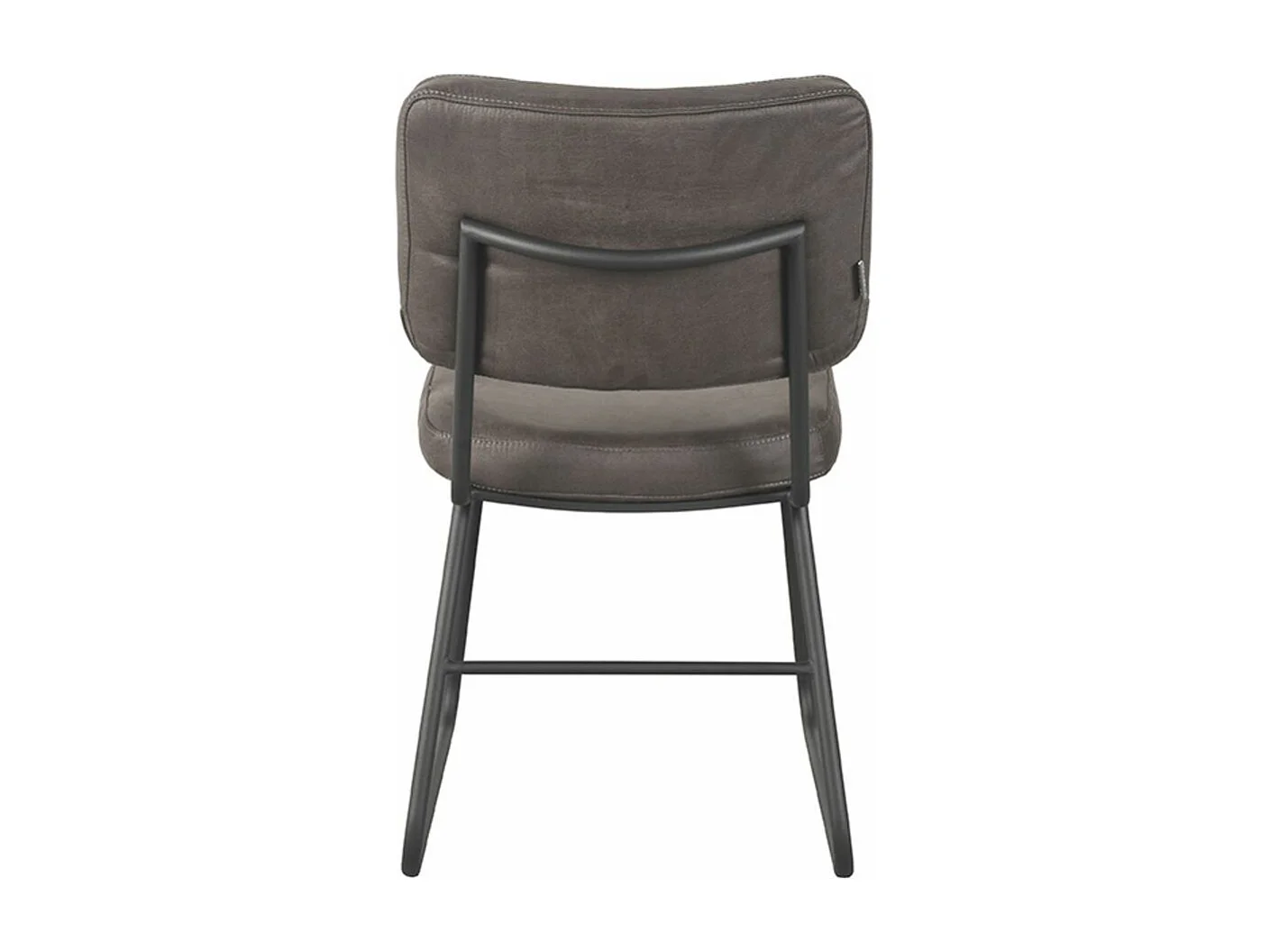 Chaise de salle à manger Noah - Anthracite - Microsuède - Lot de 2