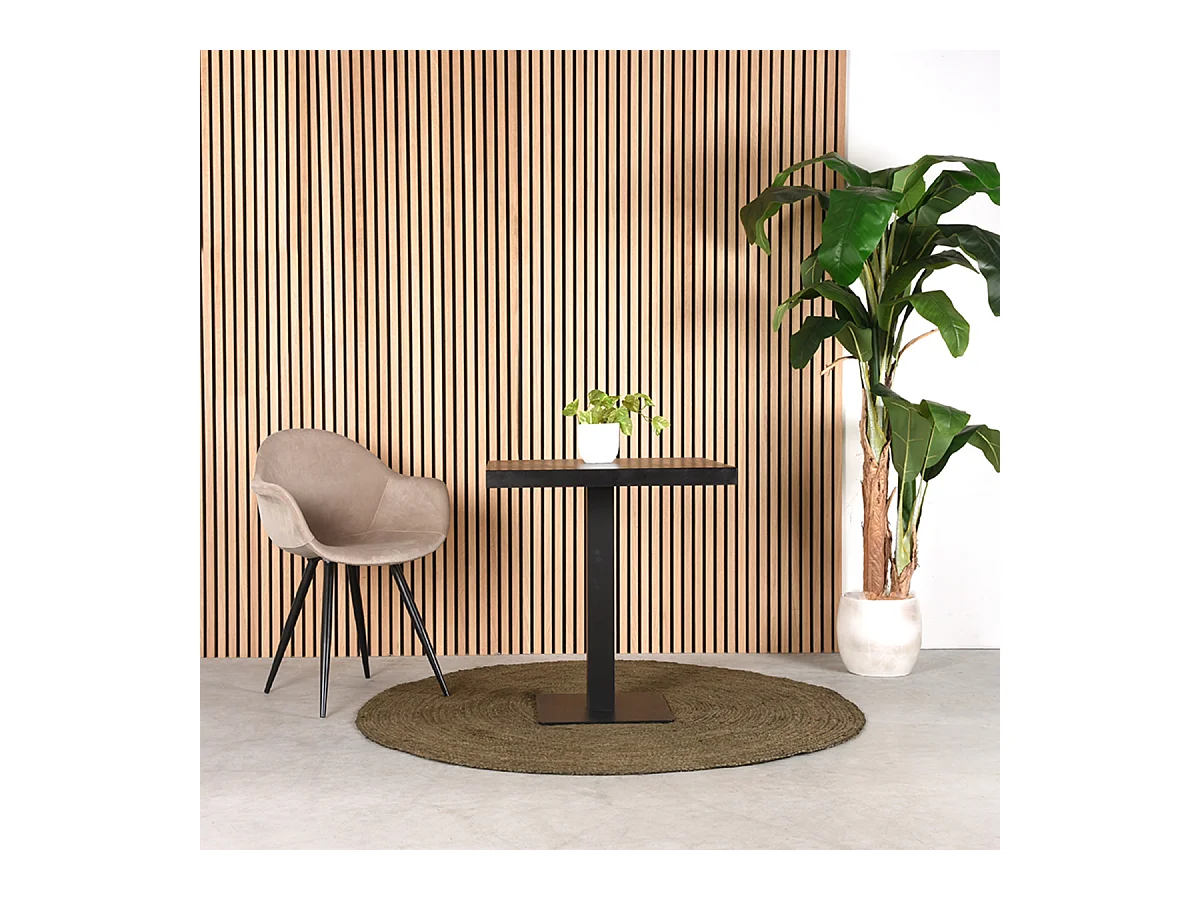 Eetkamerstoel Forli - Zand - Fluweel - set van 2