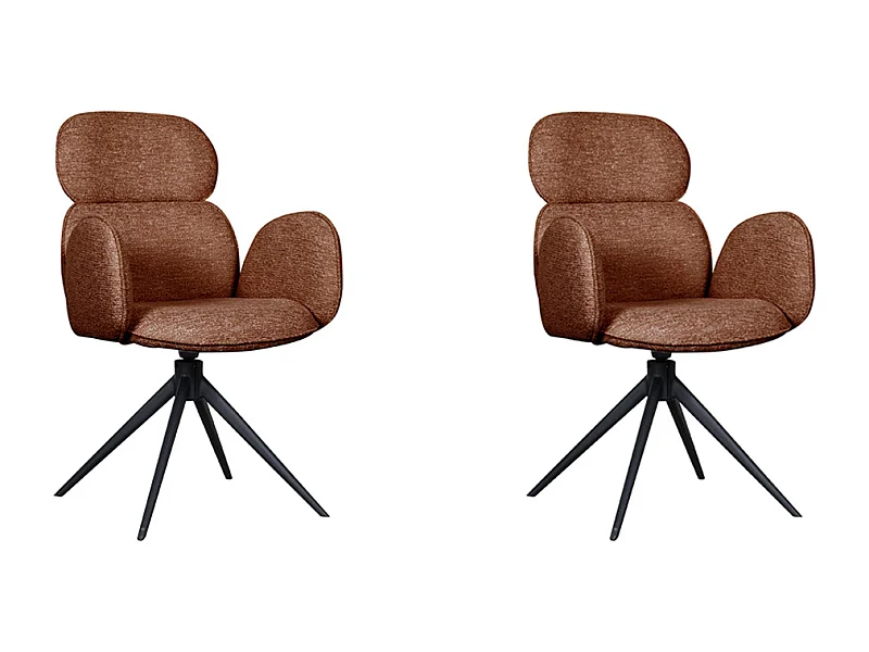 Eetkamerstoel Vidar - Terra - Boucle - set van 2