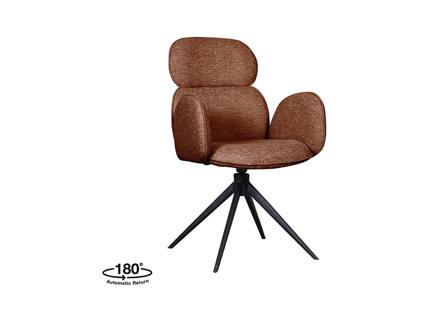 Chaise de salle à manger Vidar - Terra - Boucle - lot de 2