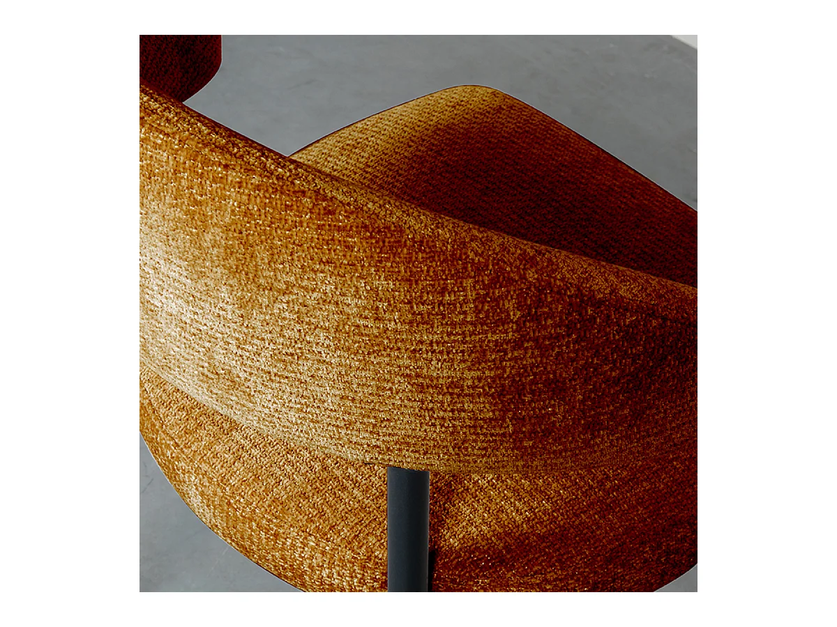 Eetkamerstoel Bliss - Oranje - Elite - set van 2