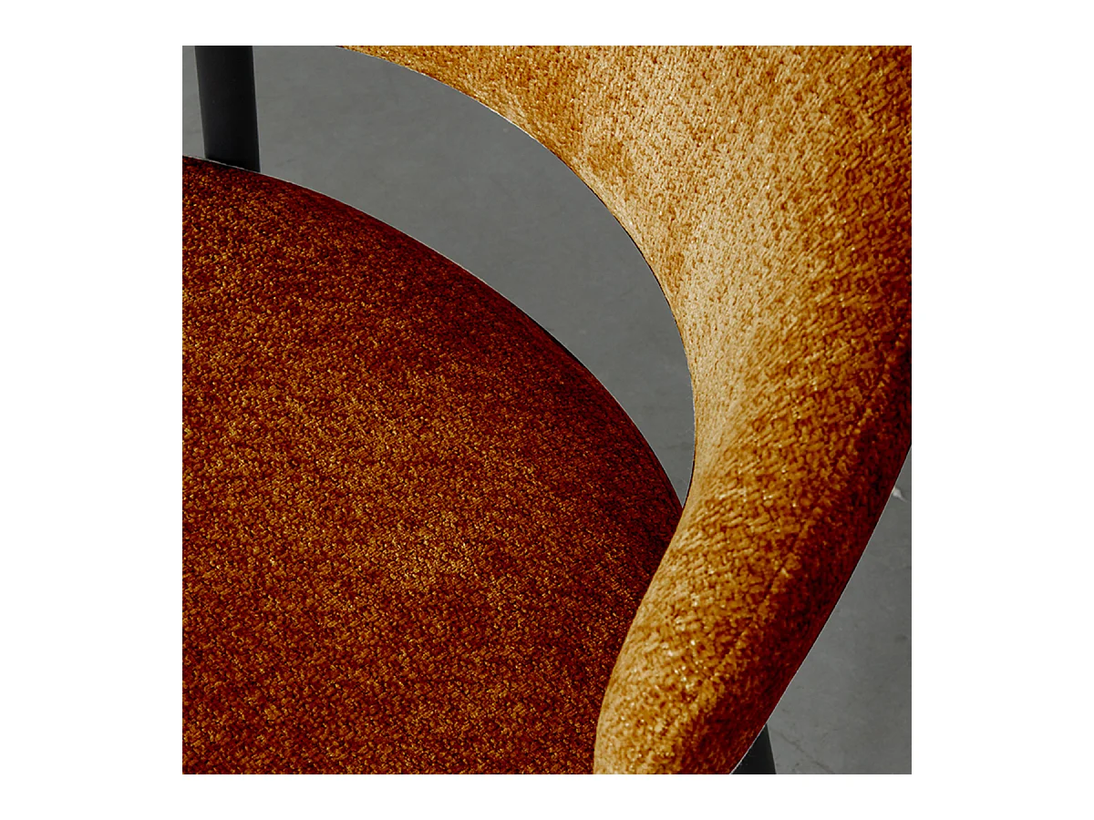 Eetkamerstoel Bliss - Oranje - Elite - set van 2