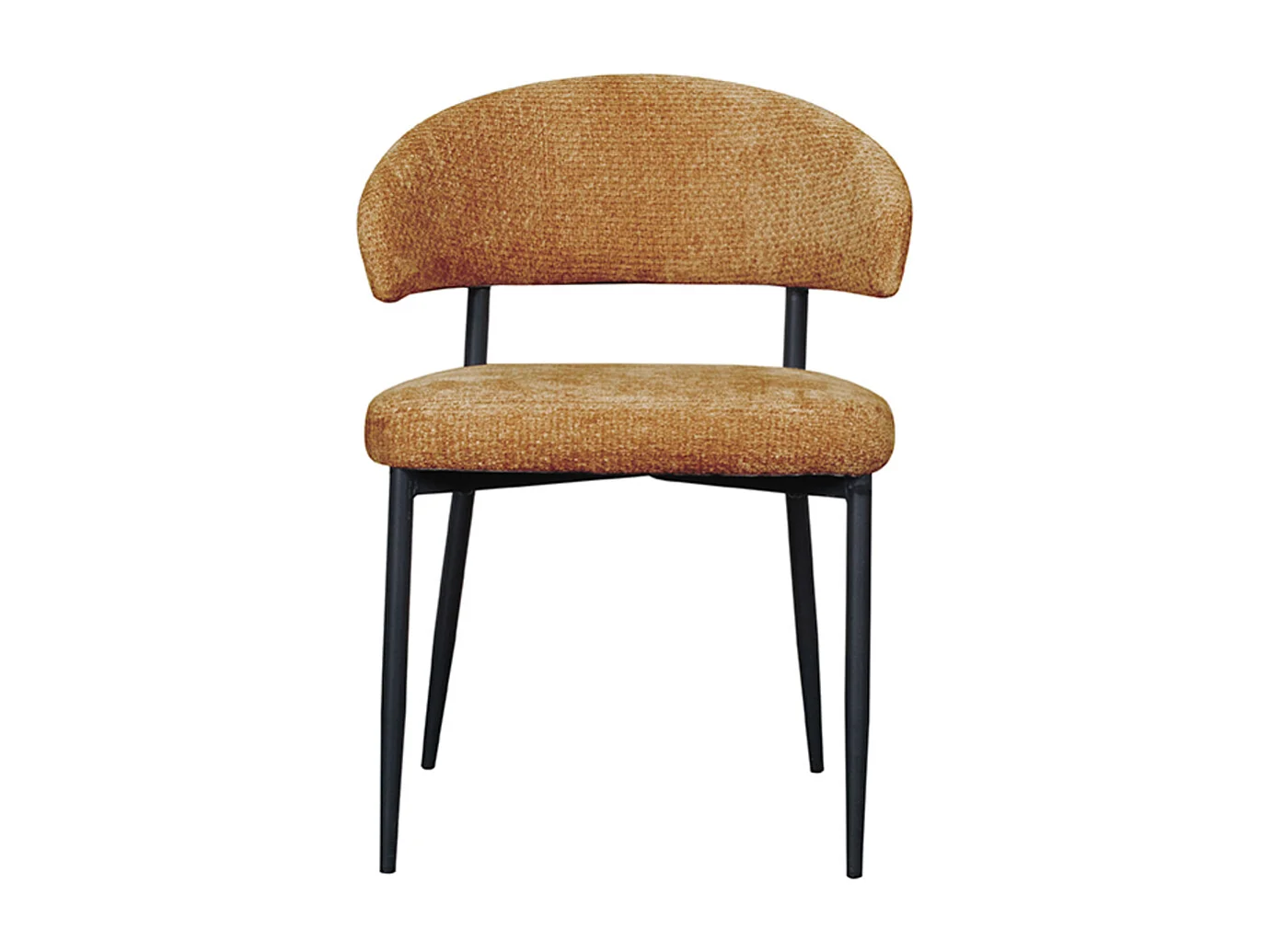 Chaise de salle à manger Bliss - Orange - Elite - lot de 2