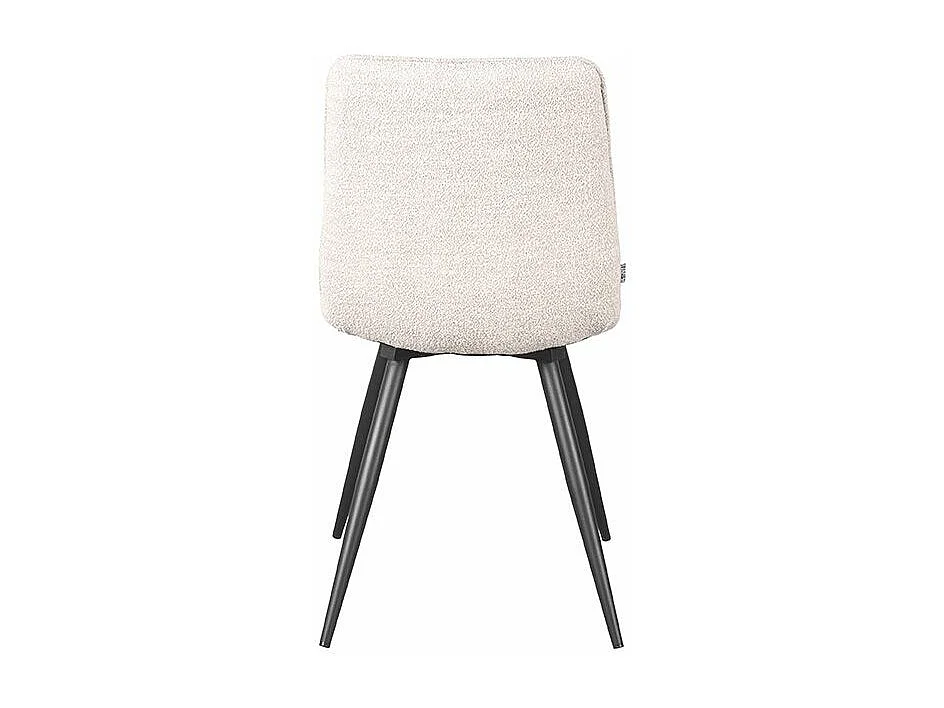 Chaise de salle à manger Jelt - Naturel - Boucle - lot de 2