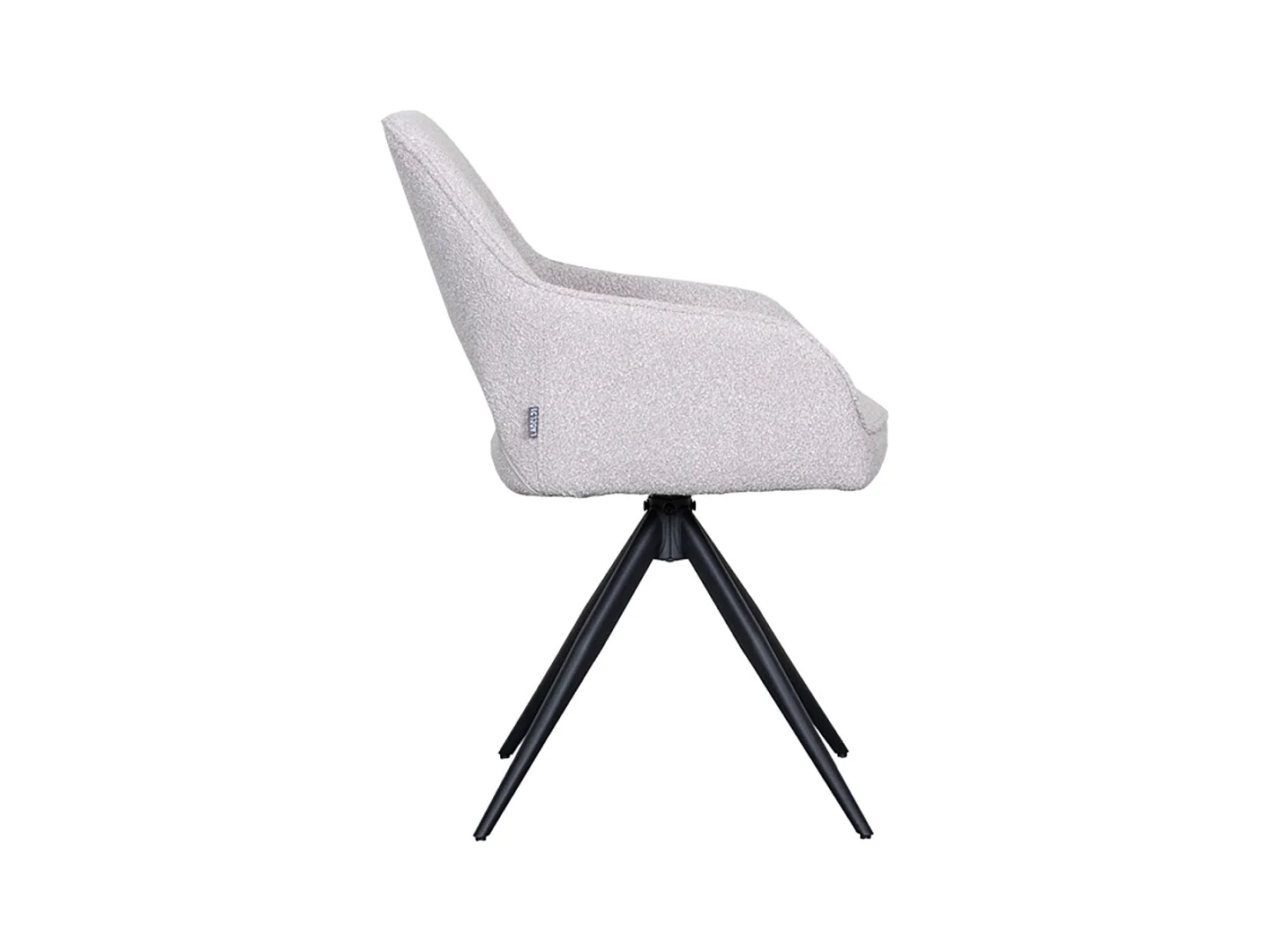 Chaise de salle à manger Finley - Naturel - Boucle - lot de 2