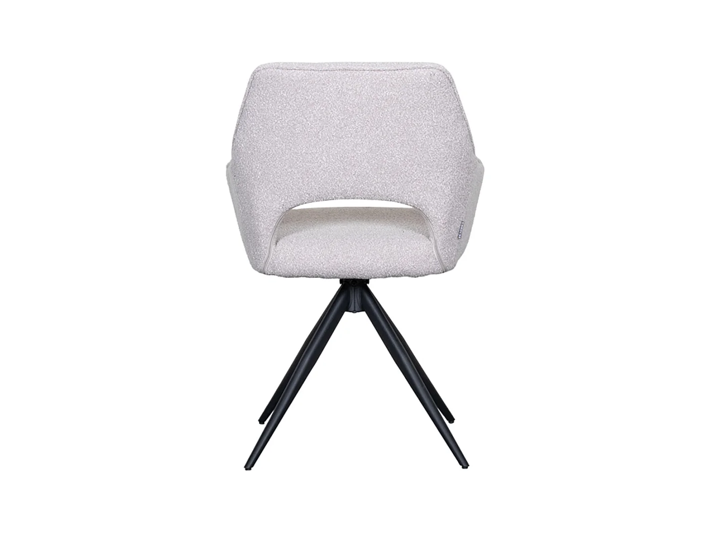 Chaise de salle à manger Finley - Naturel - Boucle - lot de 2