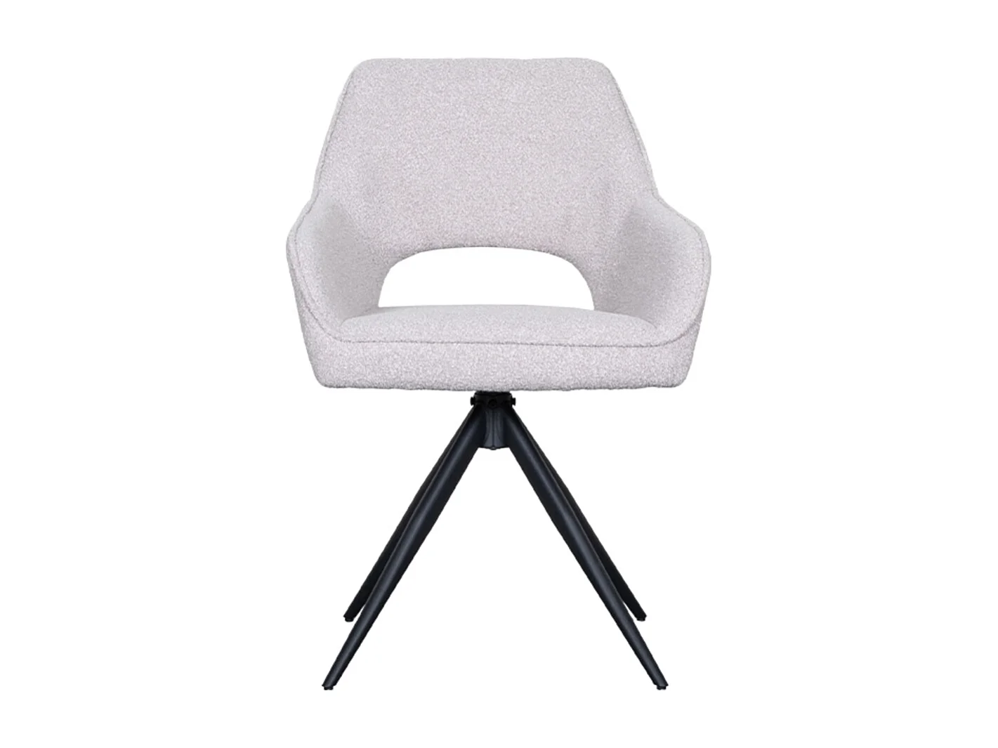 Chaise de salle à manger Finley - Naturel - Boucle - lot de 2