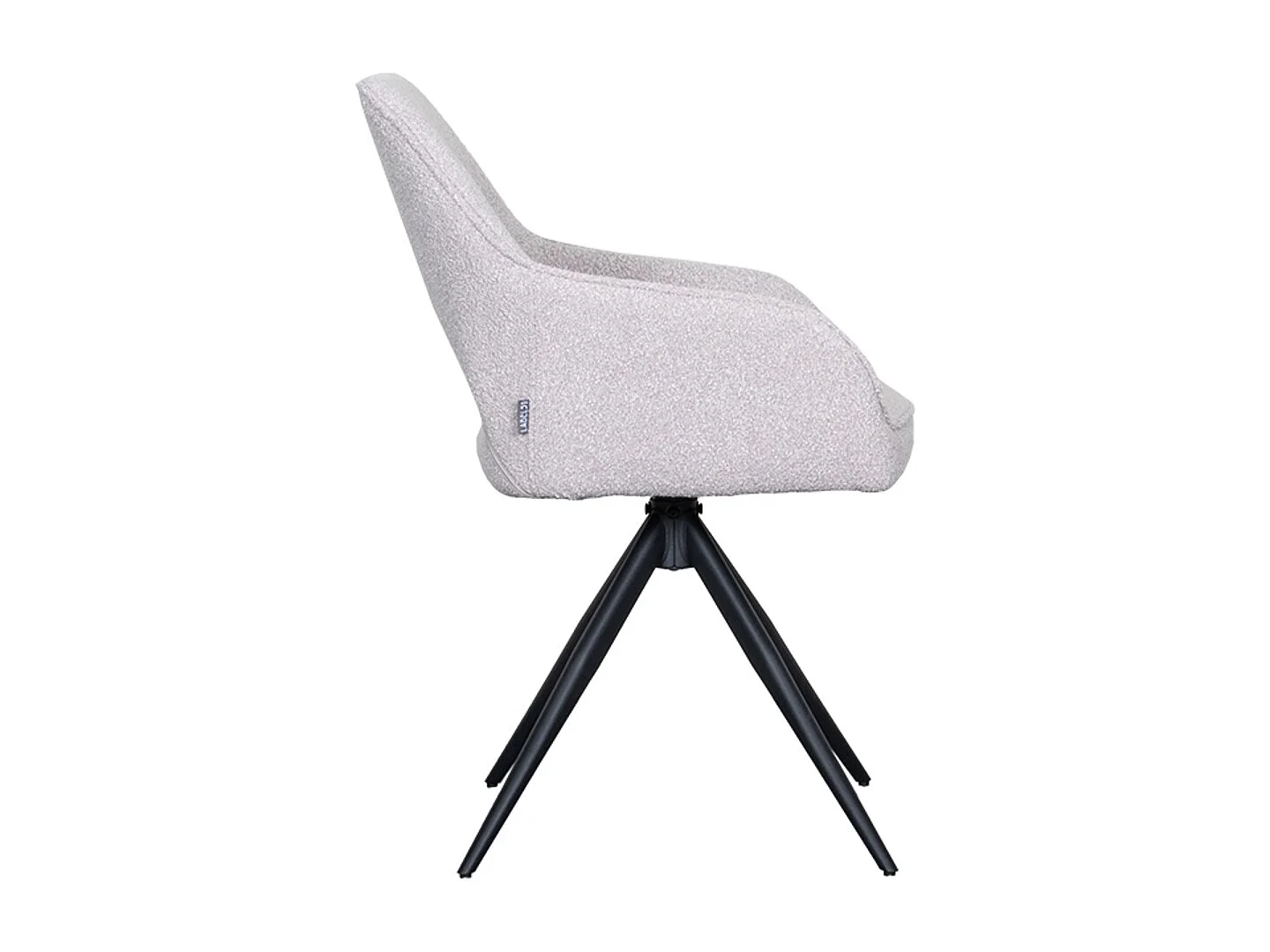 Chaise de salle à manger Finley - Naturel - Boucle - lot de 2